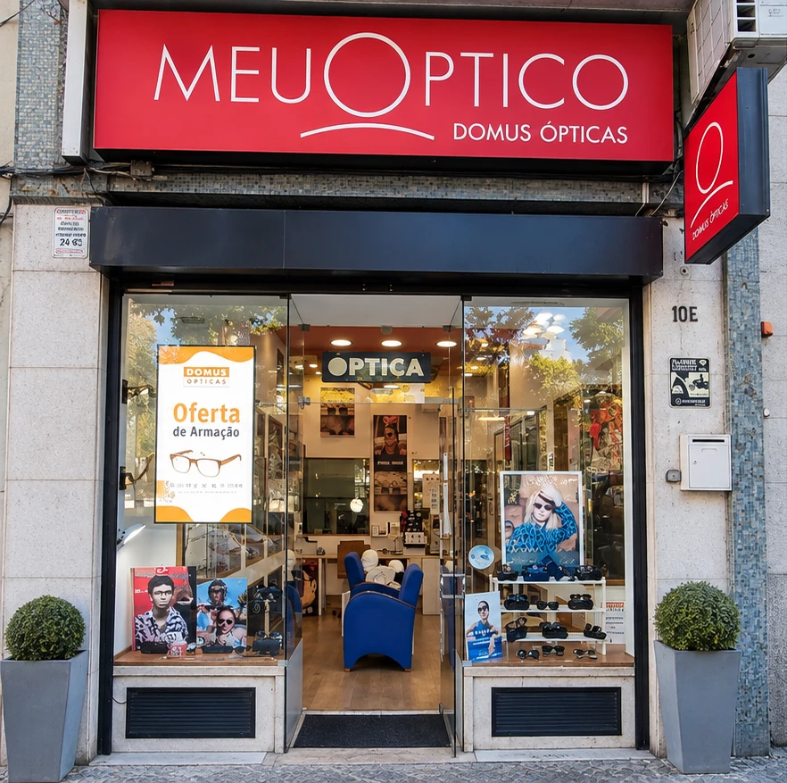 Fotografia real da fachada Meuoptico Picoas